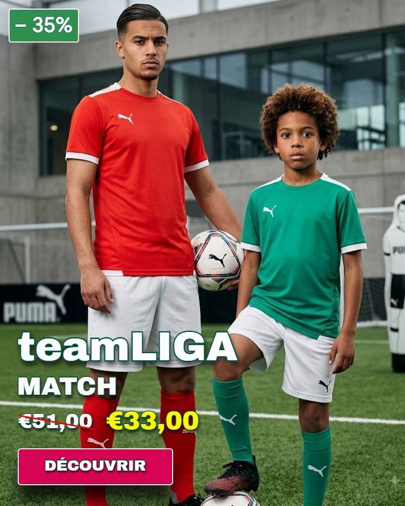 teamliga nos gammes teamwear